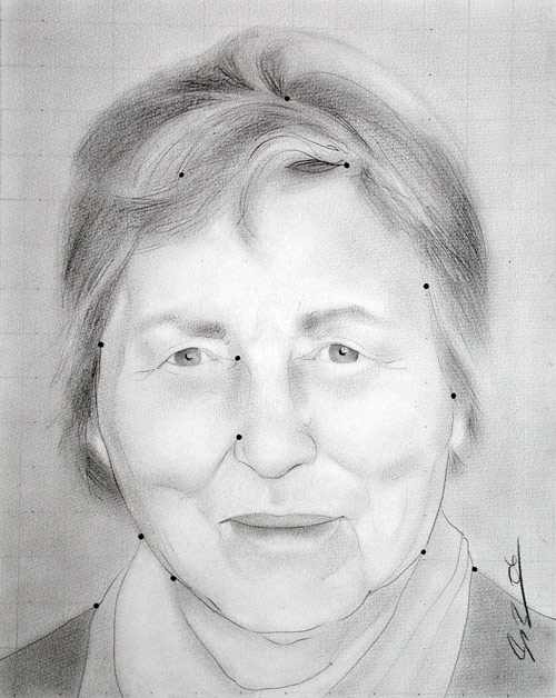 Pat Porter in pencil