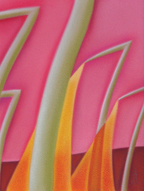 Lamp Posts in Pink