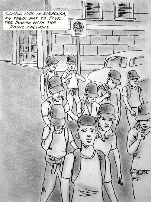 Schoolkids, Siracusa.