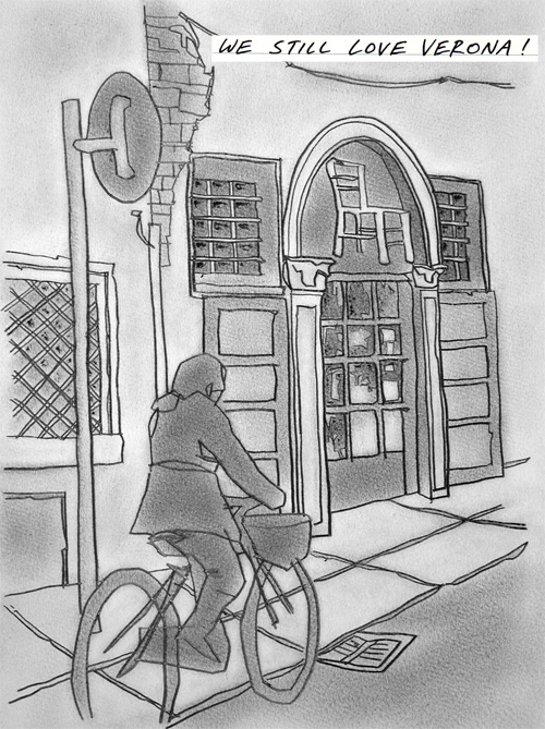 Lady In Bicicletta.