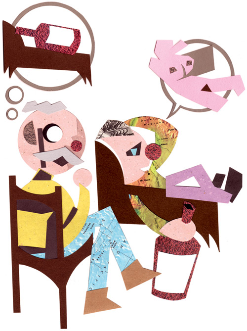 I went to the shrink to quit drinking…
